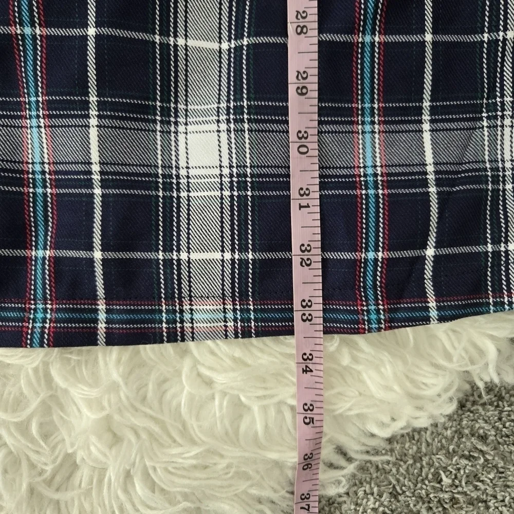 Limited Too Girl's Plaid Jumper Dress & Tee. Size XL (16-18). New.